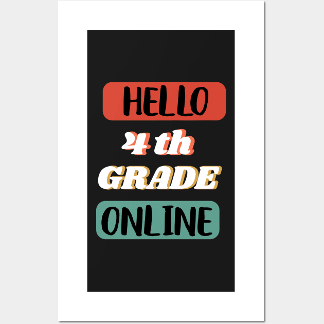 Hello Pencil School Gift, First Day Of School, Elementary, School Gift For Girls, Kindergarten Preschool 1st 2nd 3rd 4th 5th 6th Grade Wall Art by WassilArt